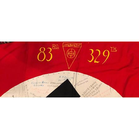 Lot #267 World War II: 329th Infantry Regiment Flag - Image 19