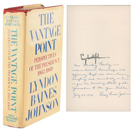 Lot #105 Lyndon and Lady Bird Johnson Book - Image 1