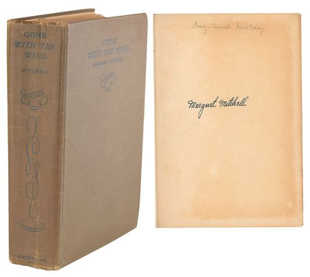 Lot #591 Margaret Mitchell: Boldly signed first edition of the Southern masterpiece, Gone With the Wind - Image 1