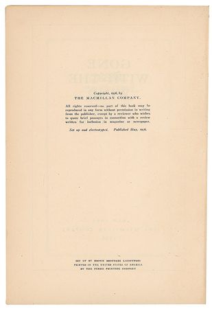 Lot #591 Margaret Mitchell: Boldly signed first edition of the Southern masterpiece, Gone With the Wind - Image 3