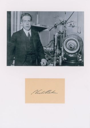 Lot #312 Niels Bohr Signature - Image 1