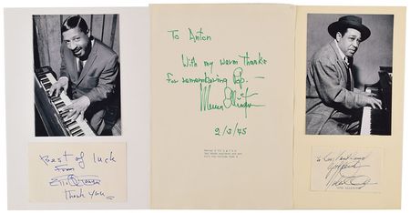 Lot #690  Jazz Musicians - Image 1