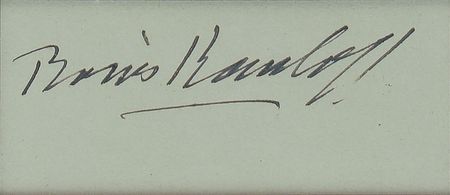 Lot #722 Frankenstein: Boris Karloff and O. P. Heggie Signatures - Image 3