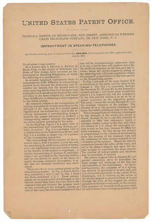 Lot #346 Thomas Edison Patent - Image 2