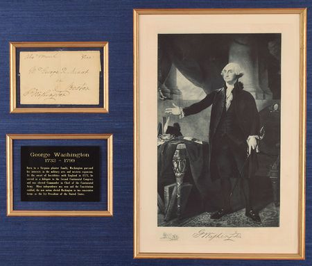Lot #3 George Washington Free Frank