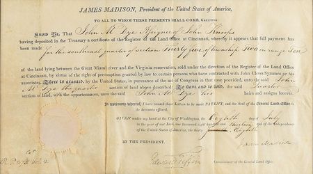 Lot #7 James Madison Signed Document - Image 2