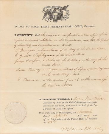Lot #13 Martin Van Buren Signed Document - Image 2