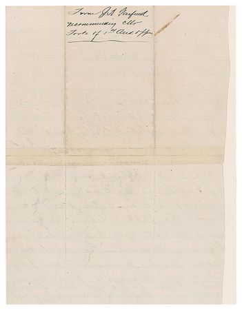 Lot #40 James A. Garfield Handwritten Letter Signed - Image 2