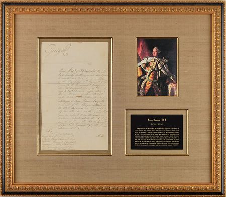 Lot #223 King George III Signed Document - Image 1