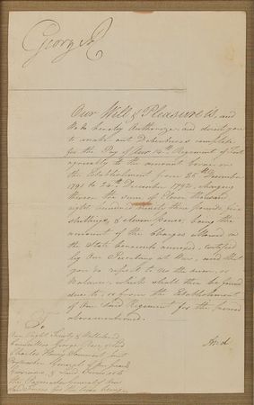Lot #223 King George III Signed Document - Image 2