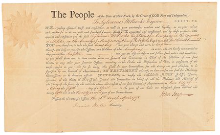 Lot #152 John Jay Signed Document