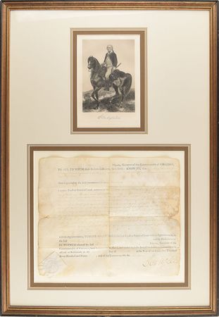 Lot #251 Henry Lee Signed Document - Image 1