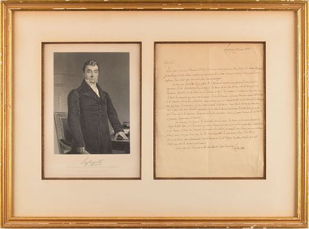Lot #250 Marquis de Lafayette Handwritten Letter Signed - Image 1