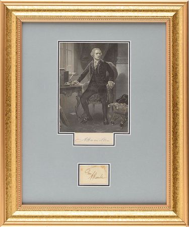 Lot #140 Alexander Hamilton Signature - Image 1