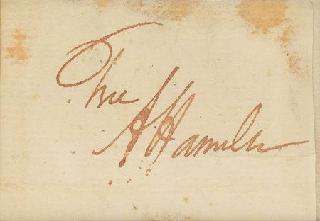 Lot #140 Alexander Hamilton Signature - Image 2