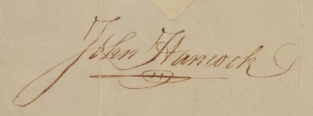 Lot #136 John Hancock Signed Document - Image 3