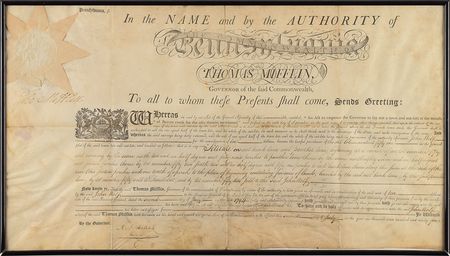 Lot #226 Thomas Mifflin Signed Document - Image 2