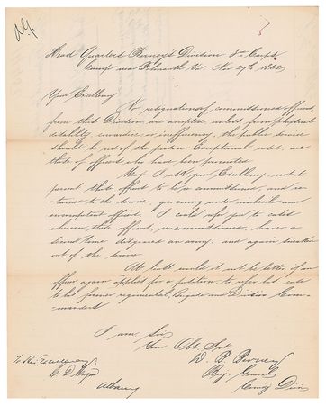 Lot #270 David B. Birney Handwritten Letter Signed - Image 1