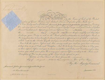Lot #179 Queen Victoria Signed Document - Image 2