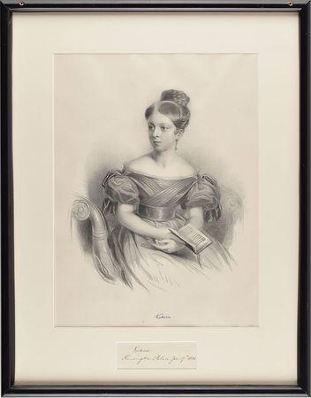 Lot #180 Queen Victoria: Early autograph by the 16-year-old princess - Image 1
