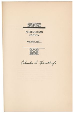 Lot #390 Charles Lindbergh Book - Image 2