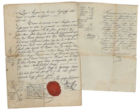 Lot #282 Napoleonic France Document - Image 4