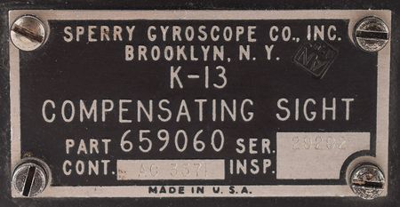 Lot #323 K-13 Compensating Gunsight Compensating Gunsight - Image 6