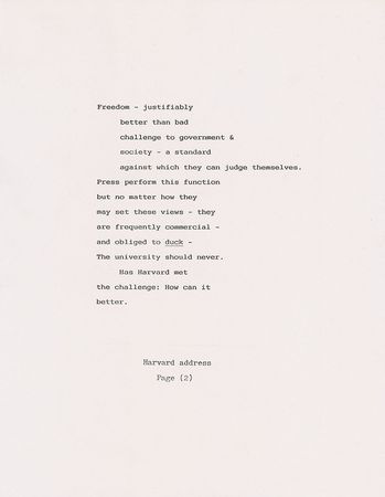 Lot #16 John F. Kennedy Lot of (5) Autograph Manuscripts in Ink with Typed Transcripts as U.S. Senator - Image 4