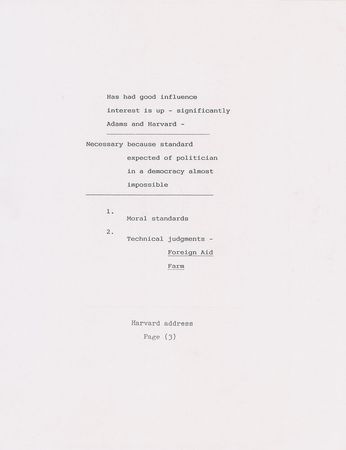 Lot #16 John F. Kennedy Lot of (5) Autograph Manuscripts in Ink with Typed Transcripts as U.S. Senator - Image 5