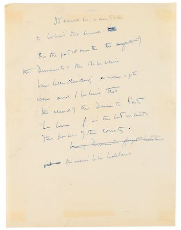 Lot #16 John F. Kennedy Lot of (5) Autograph Manuscripts in Ink with Typed Transcripts as U.S. Senator - Image 10