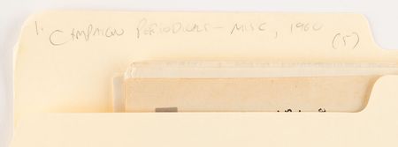 Lot #28 Creekmore Fath Archive of 1960 Presidential Campaign Materials - Image 18