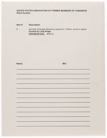 Lot #28 Creekmore Fath Archive of 1960 Presidential Campaign Materials - Image 34