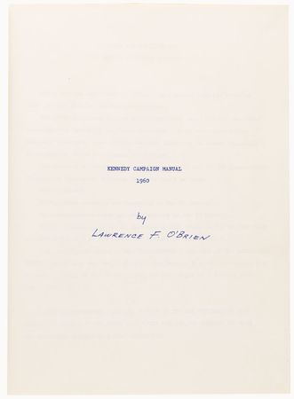 Lot #28 Creekmore Fath Archive of 1960 Presidential Campaign Materials - Image 35