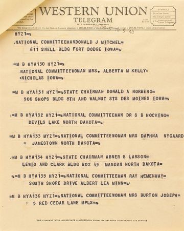 Lot #28 Creekmore Fath Archive of 1960 Presidential Campaign Materials - Image 38
