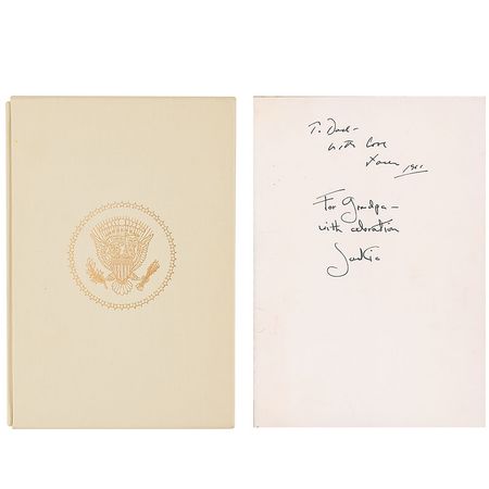 Lot #34 John, Jacqueline, and Caroline Kennedy