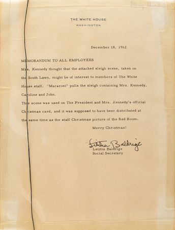 Lot #54 Jacqueline Kennedy Memorabilia Lot of (7) Items - Image 3