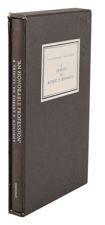 Lot #67 Robert F. Kennedy (13) Piece Group Lot with Signed Photo, Posters, Books, and Cards - Image 11