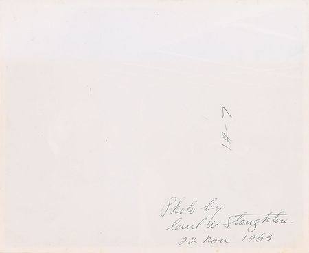 Lot #58 Lyndon B. Johnson Oath of Office Pair of (2) Original Photographs Signed by Cecil Stoughton - Image 3