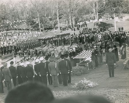 Lot #61 John F. Kennedy Funeral Album of (18) Signal Corps Photos + Large Hon. JFK Poster - Image 12