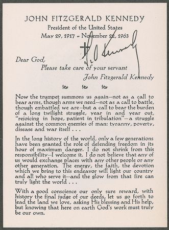 Lot #68 Ted Kennedy Memorabilia Including Signed Book, TLS, and Eulogies - Image 5