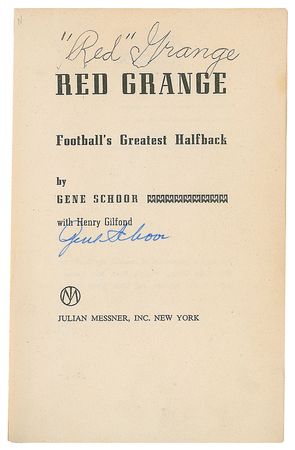 Lot #699 Red Grange - Image 2