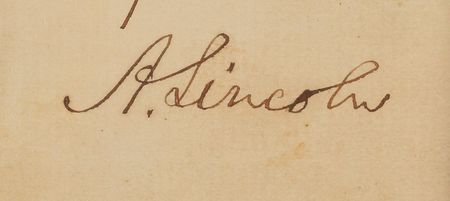 Lot #13 Abraham Lincoln: A message of appreciation from President Lincoln - Image 2