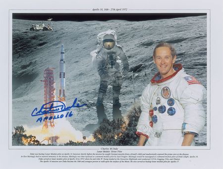 Lot #354 Charlie Duke Signed Photographs - Image 2