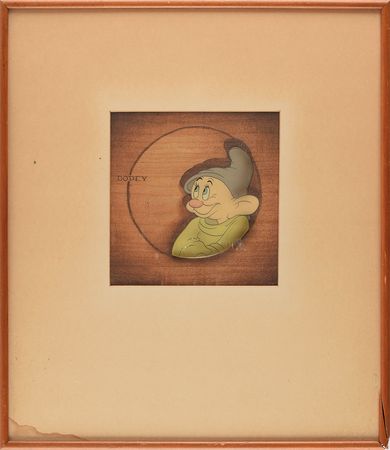 Lot #800 Dopey production cel from Snow White and the Seven Dwarfs Production Cel - Image 2