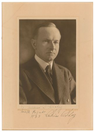 Lot #71 Calvin Coolidge Signed Photograph - Image 1