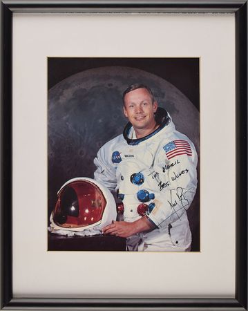 Lot #320 Neil Armstrong Signed Photograph - Image 2