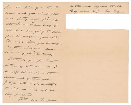 Lot #20 Grover Cleveland Letters - Image 5