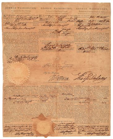 Lot #3 George Washington and Thomas Jefferson: