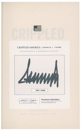 Lot #128 Donald Trump Book - Image 2