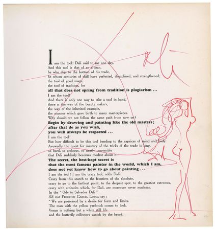 Lot #374 Salvador Dali: Sought-after nude sketch by the surrealist master - Image 2
